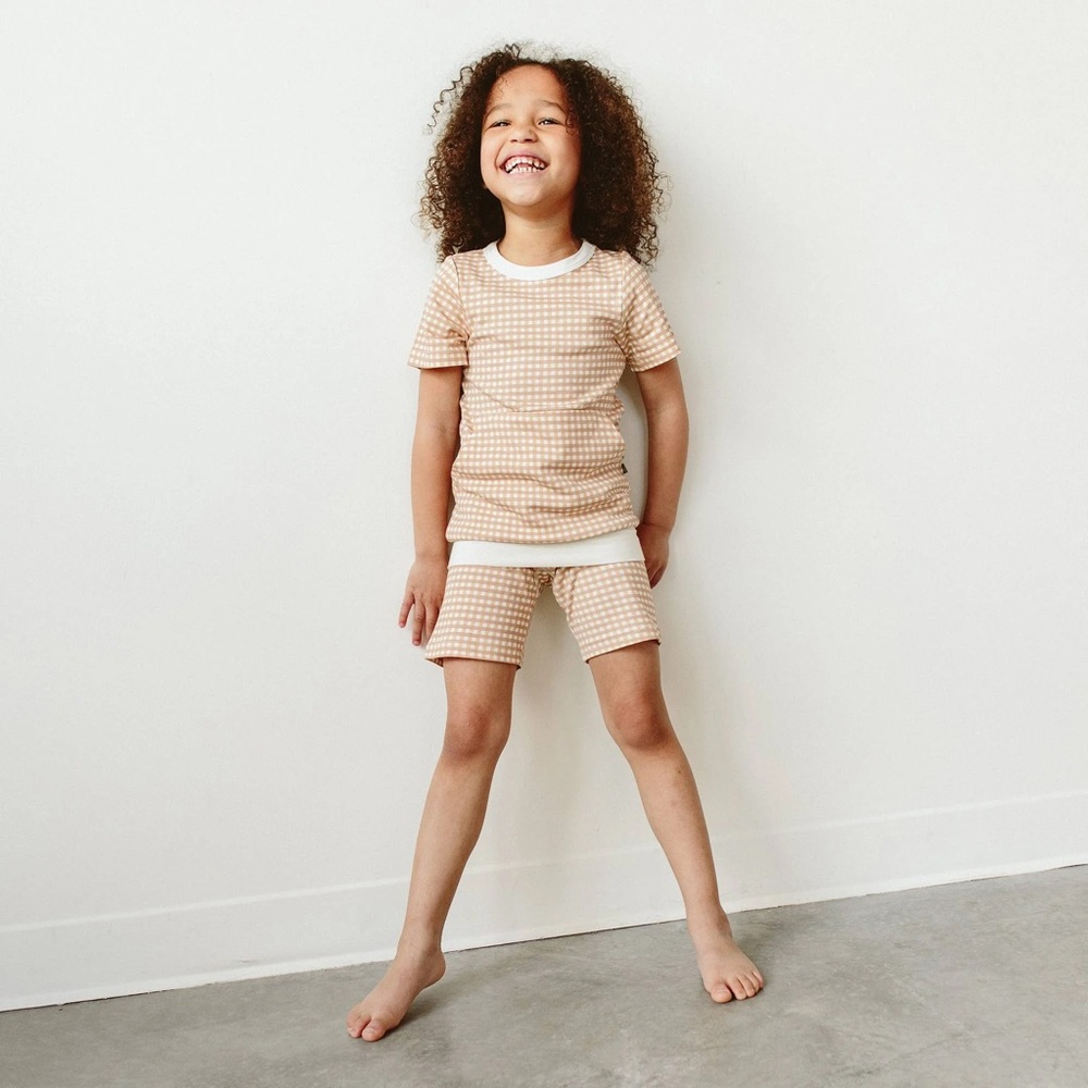 Viscose Organic Cotton Biker Set - Picnic